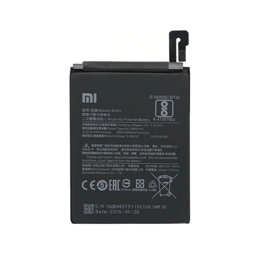 Высококачественный аккумулятор Xiaomi RedMi Note 4X BN43 4000 мАч. | Мобильные телефоны и