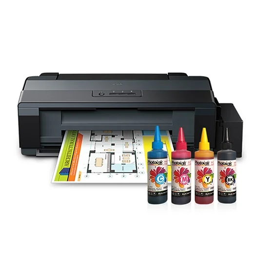 Принтер Epson L1300 4 цветные концевые Чехлы A3 + оригинальная сохраняющая качество