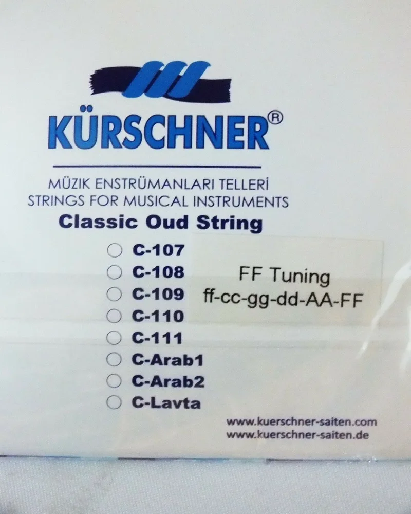 Высококачественные углеродные пучки Pvf Oud Струны для Arabic F f Tune Kurschner|Детали и