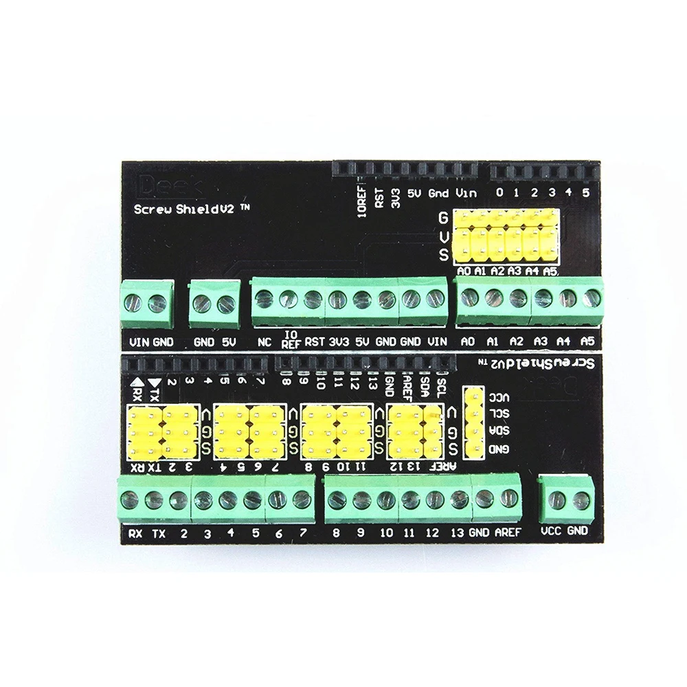 

Screw Shield V2 Study Terminal expansion board (double support) for arduino UNO R3 DIY Electronic Expansion Board