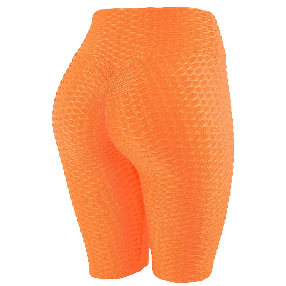 

Women Sexy Leggings Put Hip Fold Elastic High Waist Legging Breathable Slim 2021 New Fashion Workout Pants Plus Size S-XL