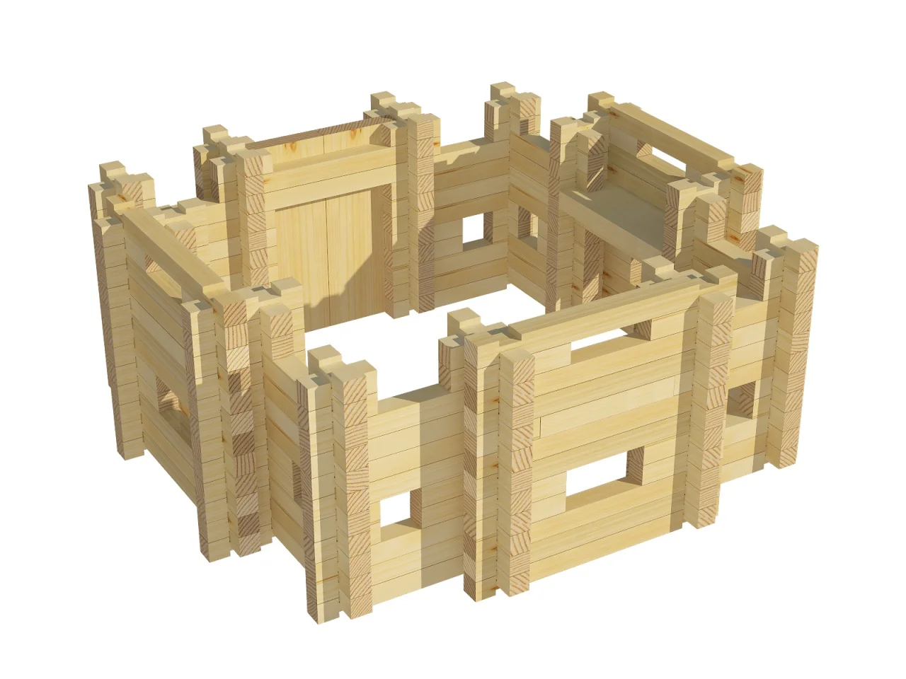 Wooden designer &quotfortress&quot № 1 280 parts les 017 | Игрушки и хобби
