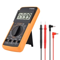 multimeter digital trms measurement voltage tester current resistance capacitance diode test carrying buzzer hfe manual range