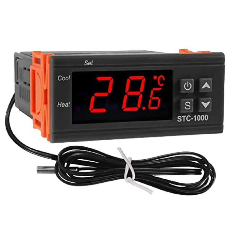 STC-1000 220 Вольт STC светодиодный цифровой термостат контроллер температуры