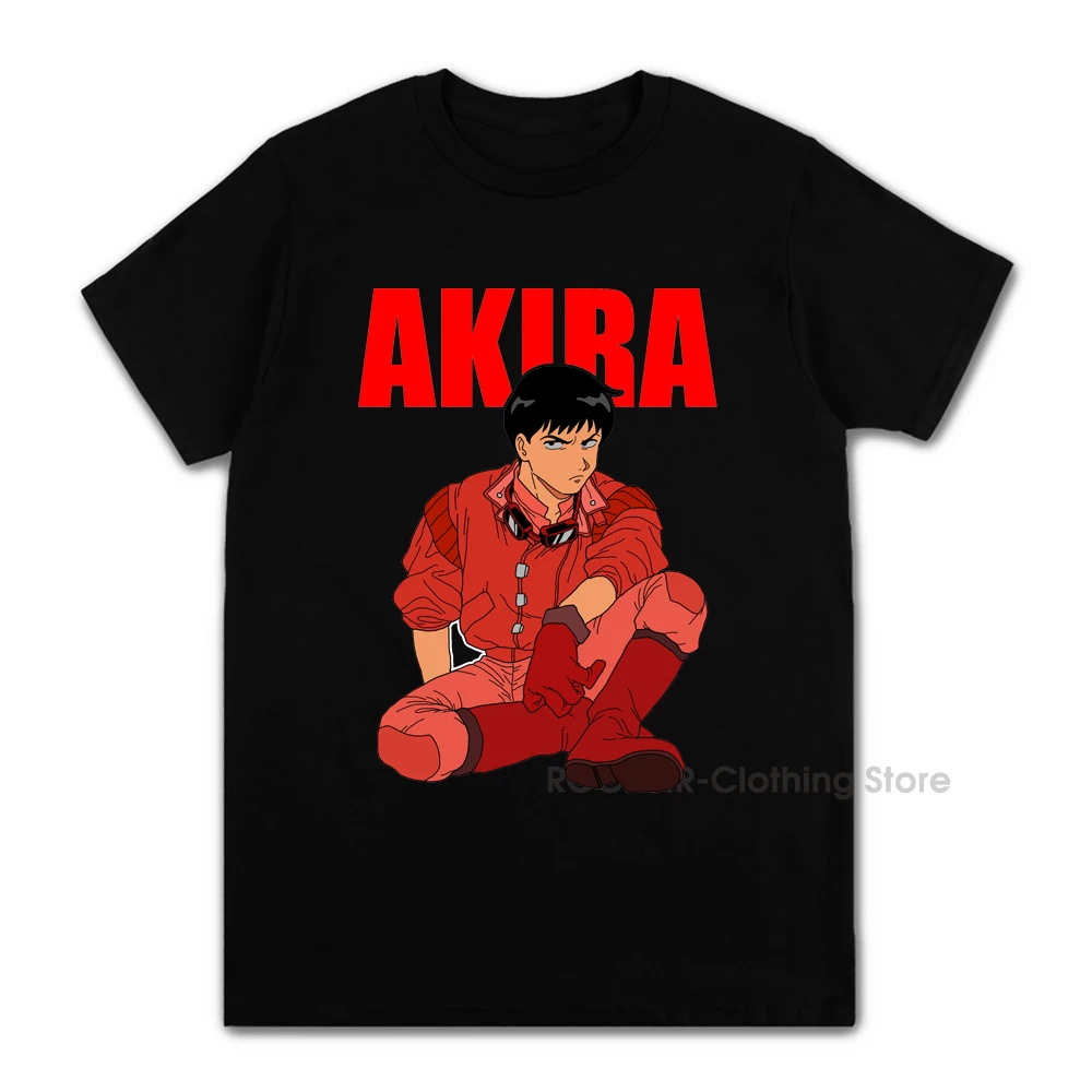 

Футболка Akira с графическим принтом для мужчин и женщин, Повседневная рубашка с коротким рукавом в японском стиле, с аниме рисунком, в стиле Х...
