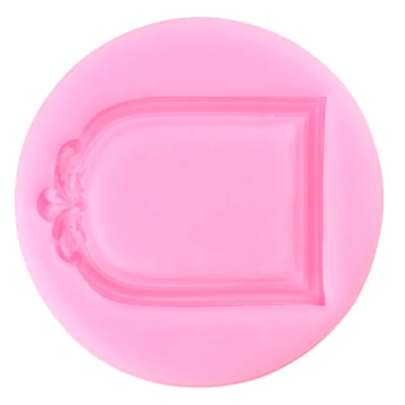 Барокко рельефная рамка границы торта силиконовые формы DIY свадебные конфеты