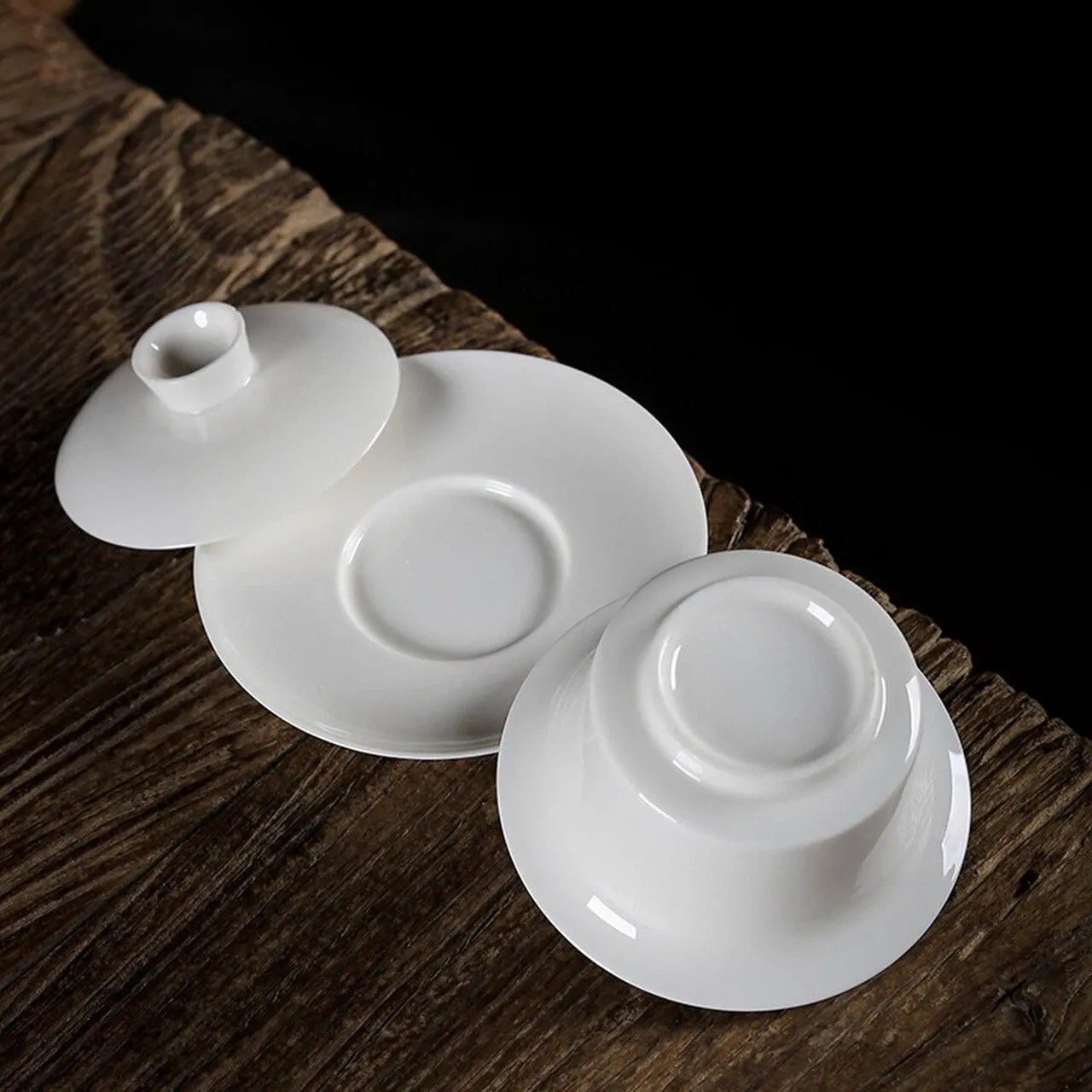 Большой белый чай Gongfu фарфор Gaiwan 200 мл 6 76 унций | Дом и сад