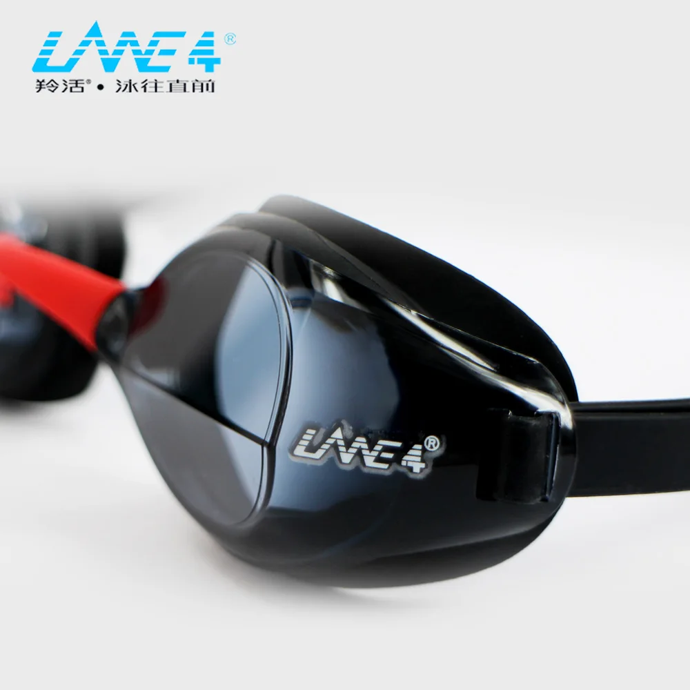 LANE4 очки для плавания гидродинамический дизайн анти туман УФ защита