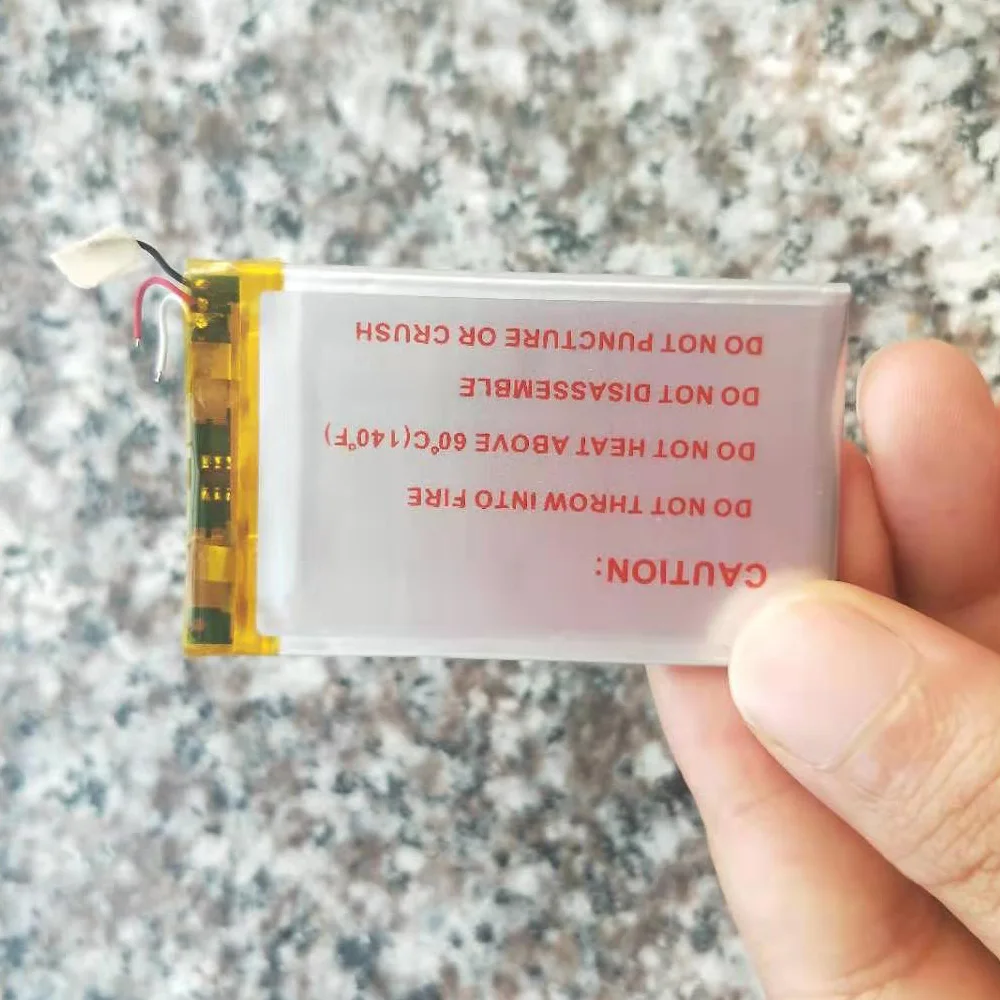 ISUNOO 10pcs/lot High Capacity 3.7V Li-ion Battery Replacement 400mAh for iPod Nano 2 2G 2nd Gen MP3 | Mobile Phone Batteries