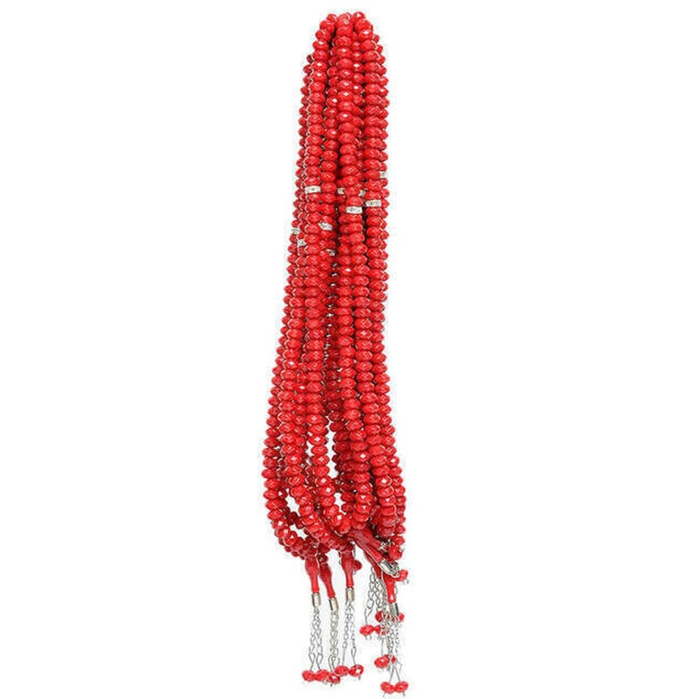 IQRAH Mat Kıristal Looking 99lu Hajj Umrah Hediyelik Rosary 10 PCS