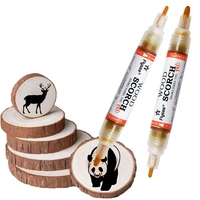 double head scorch marker charring pen wood burning marker replace woodburning soldering iron tool fine tippyrography marker pen