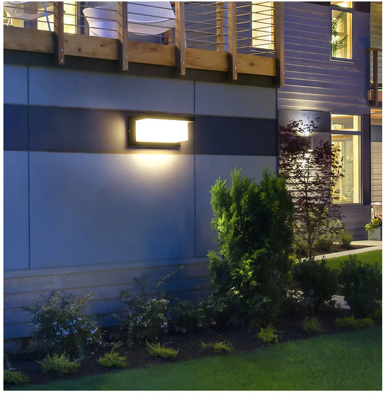 

Vimite 18 Вт светодиодный настенный светильник движения Сенсор квадратный для шланг для полива огорода, двора, крыльцо Водонепроницаемый откры...