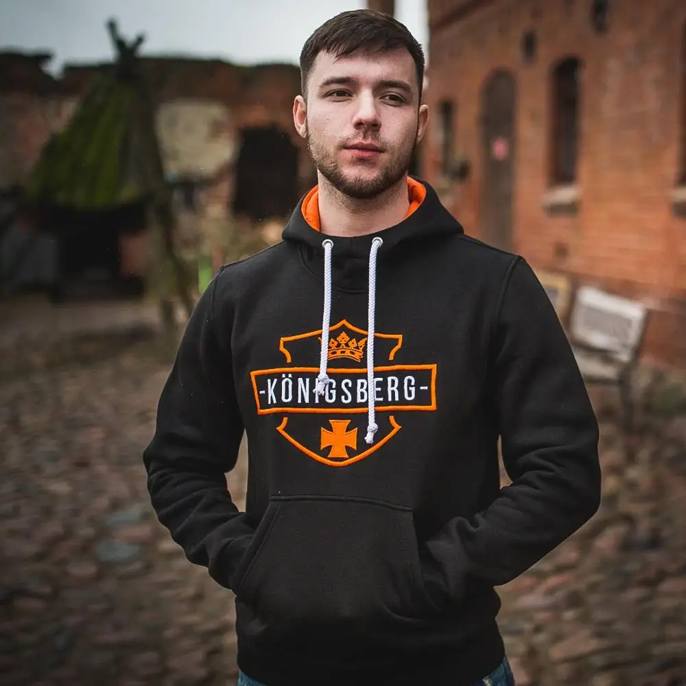 Толстовка с капюшоном худи Калининград Кенигсберг Восточная - Цена: 
