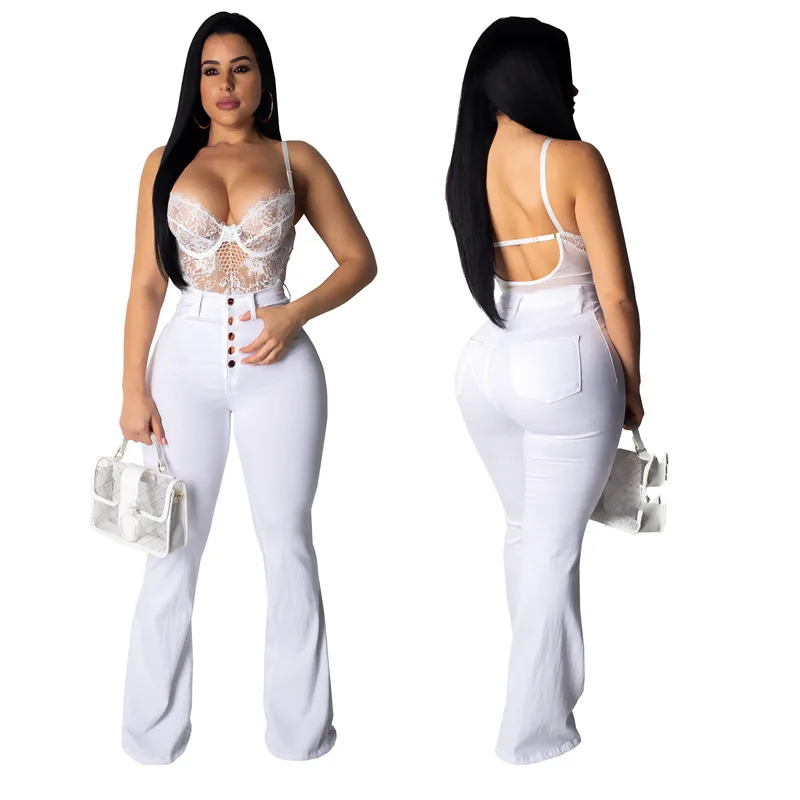 

Женские джинсы с вырезами, на пуговицах, с высокой талией, модные, с пуш-апом, красивые, белые, растягивающиеся, обтягивающие, женские джинсы