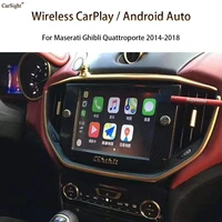 SmartPhone Android Auto and iPhone IOS CarPlay Retrofit for Maserati Ghibli Quattroporte 7 inch Original Android Navigation