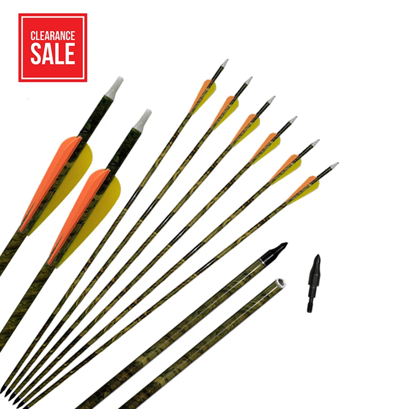 

Clearance Big Promotion Archery Arrow Carbon Arrow For Outdoor Shooting Hunting Accessories