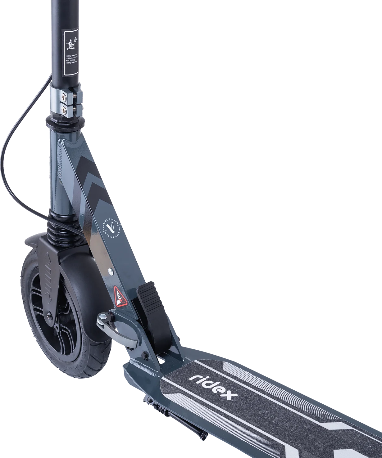 Kick scooter 2-колесный route 200mm disc brake Black kick children | Спорт и развлечения