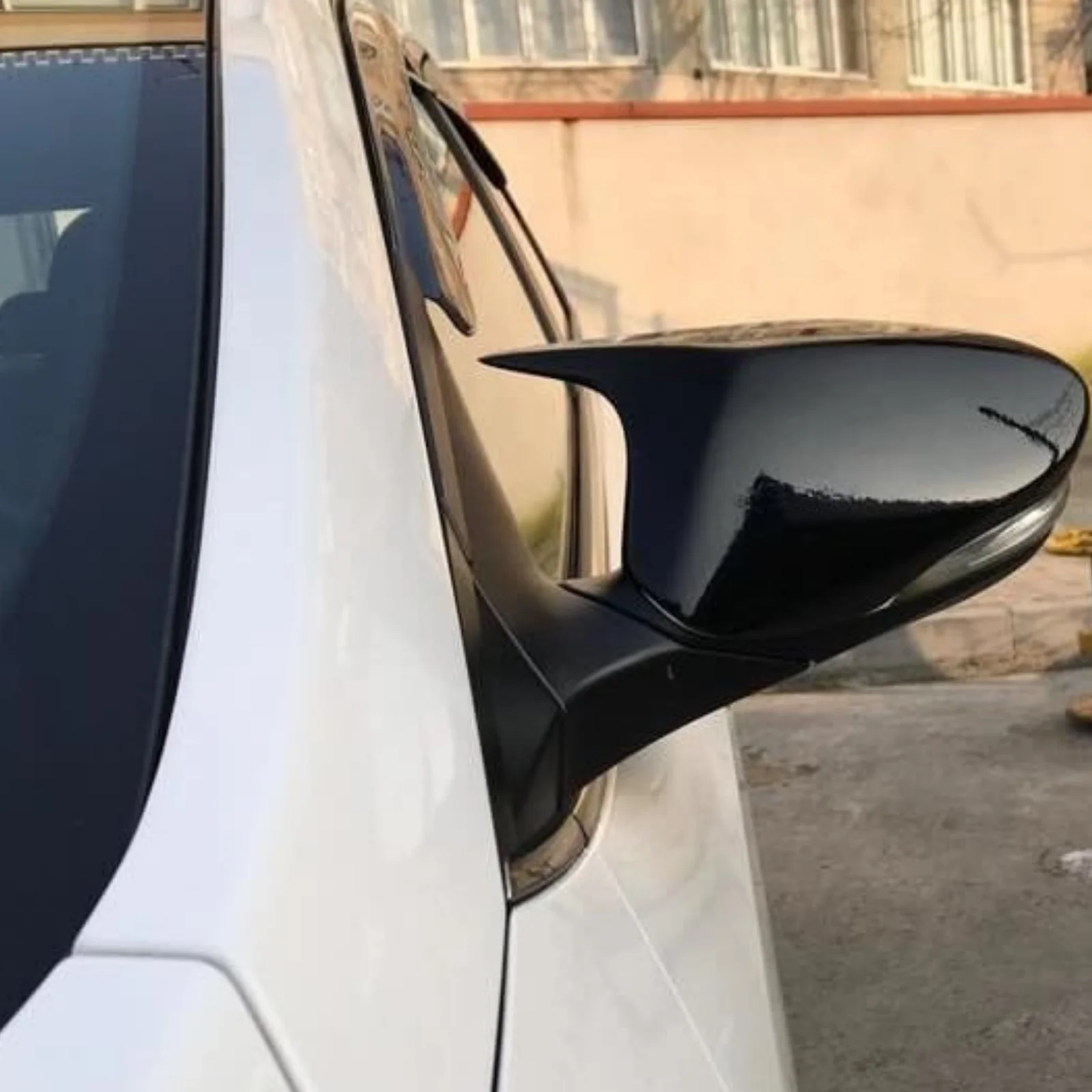 Для OPEL ASTRA J 2010-2014 2 шт. Бэтмен ABS пианино черное боковое зеркало защитное стекло
