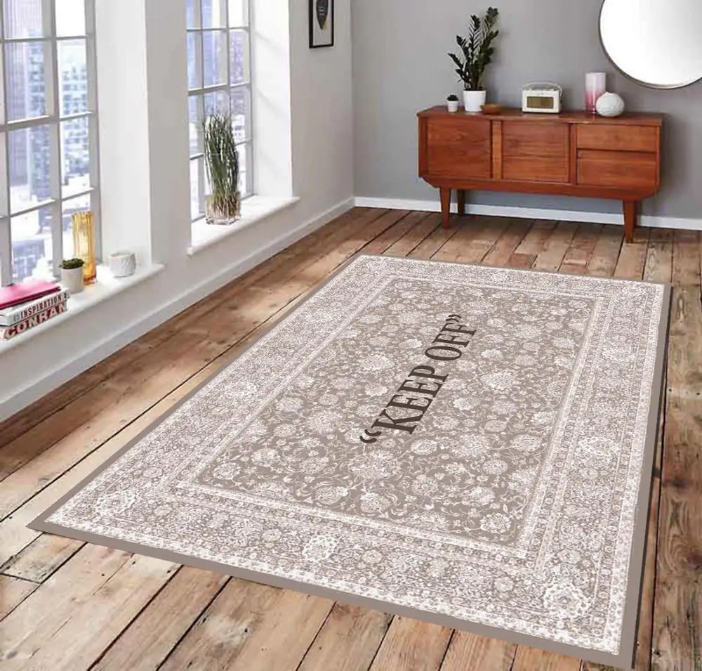 

KEEP OFF 1 Classic Patterned Carpet , Fan Carpet Non Slip Floor Carpet,Teen's Carpet,Area Rug
