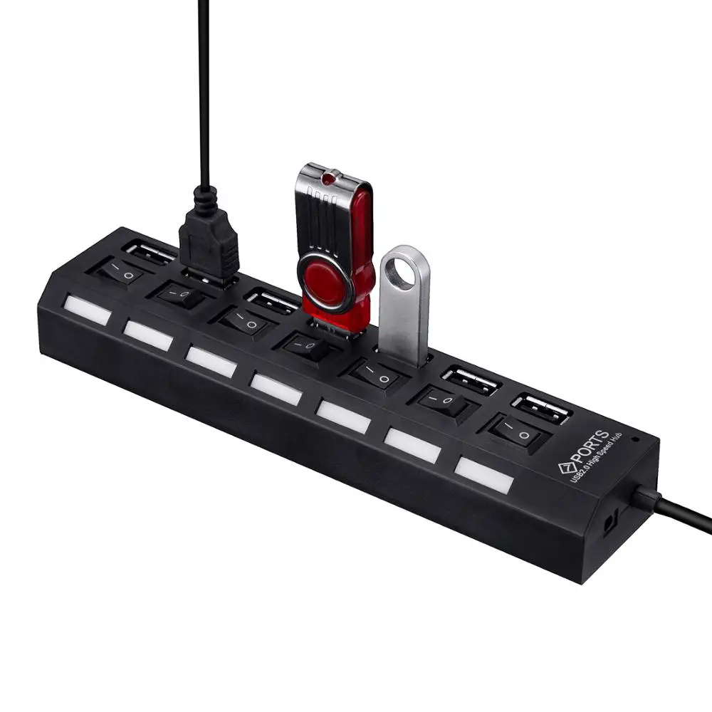4/6/7 порт многопортовый USB настенное зарядное устройство Настольный usb-хаб