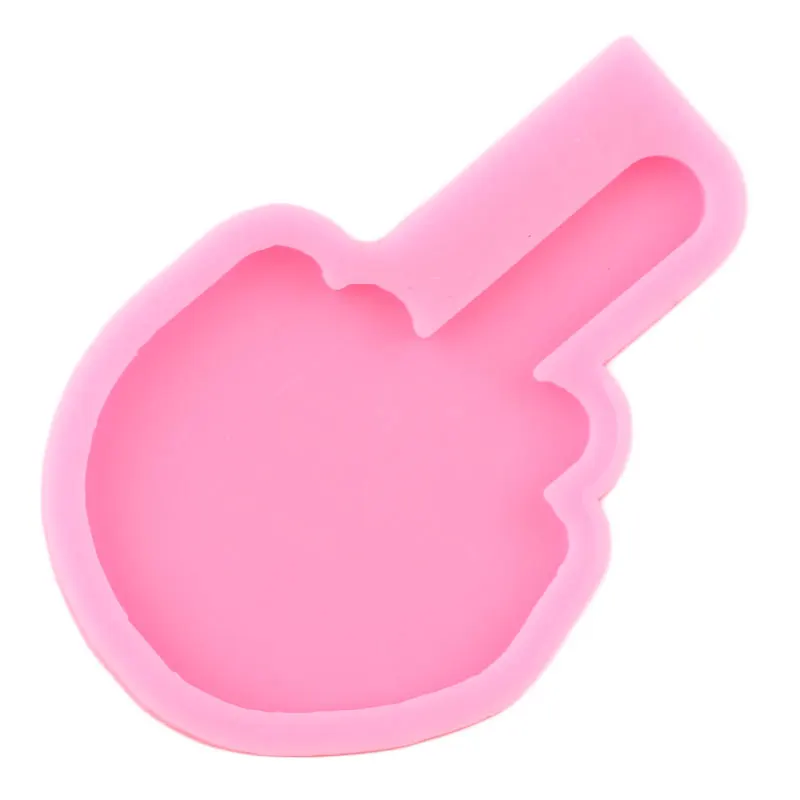 Блестящий знак любви ручной средний палец силиконовые формы DIY Подвеска Форма