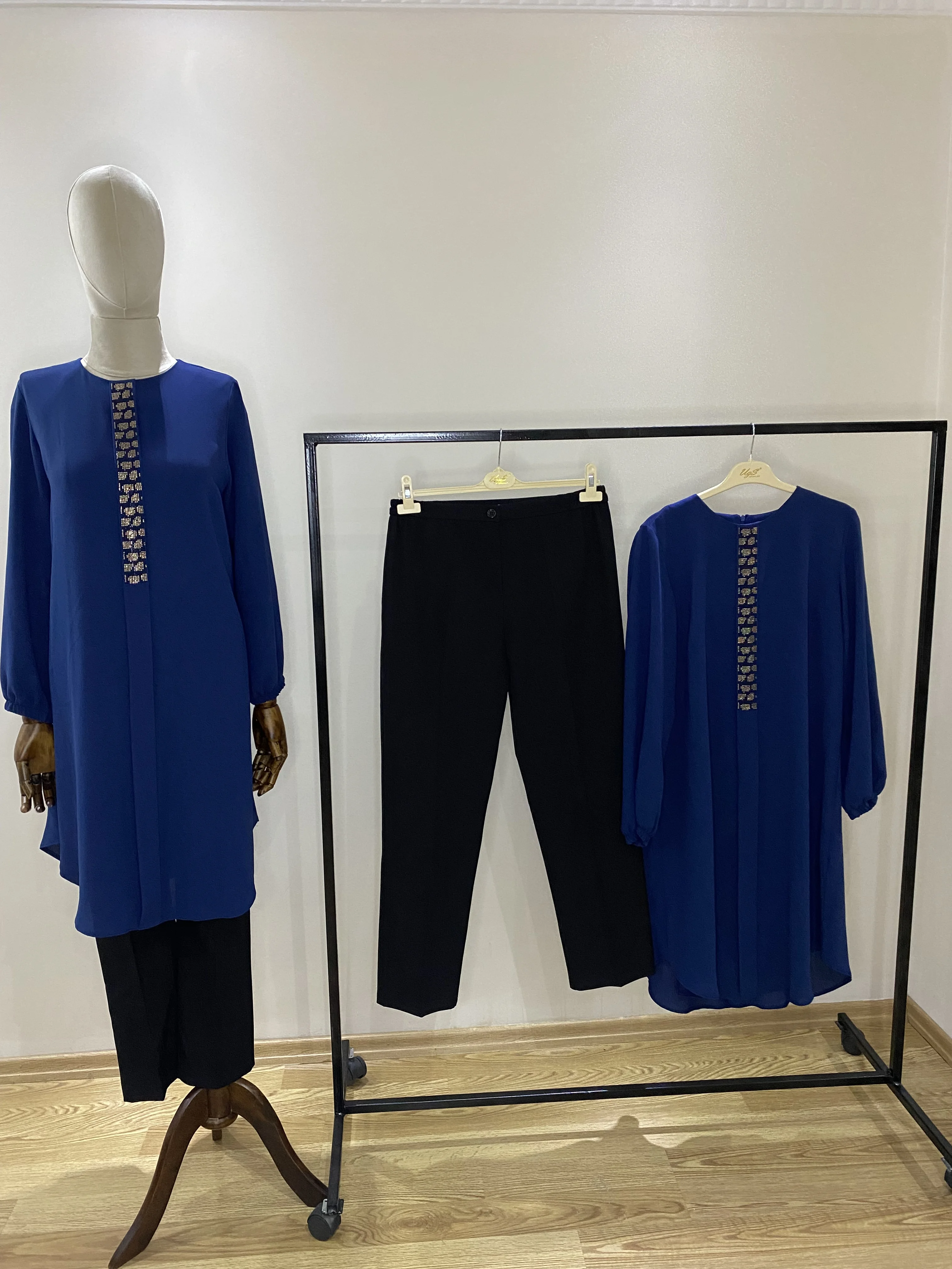 Big Size, Muslim Fashion, Tunic Pants, Double Suits, Casual Two Pieces, Islamic Clothing Dubai Arab 2021 Spring Autumn Style