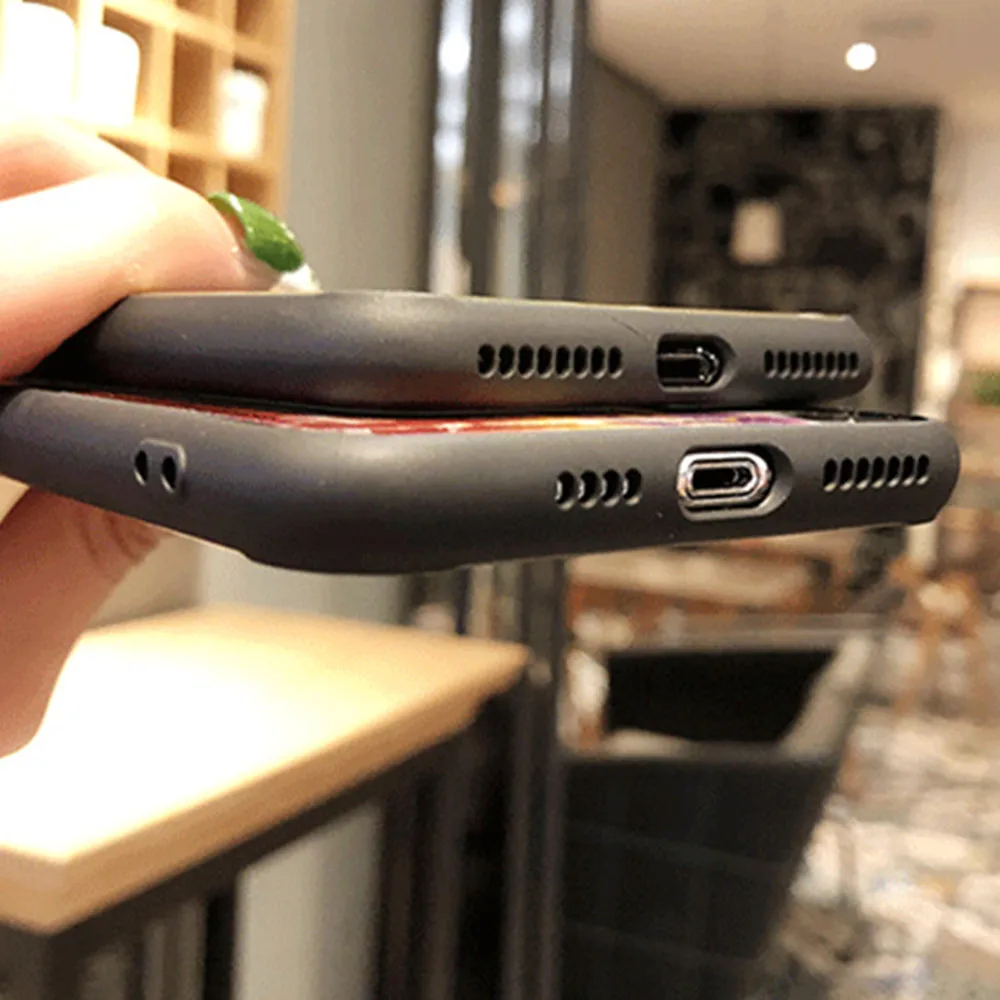 Роскошный чехол из закаленного стекла для iPhone 7 8 6 6S Plus X XS MAX XR пара любовь сердце