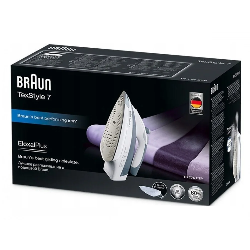 Паровой утюг Braun TexStyle 7 TS775ETP 2400 Вт | Бытовая техника