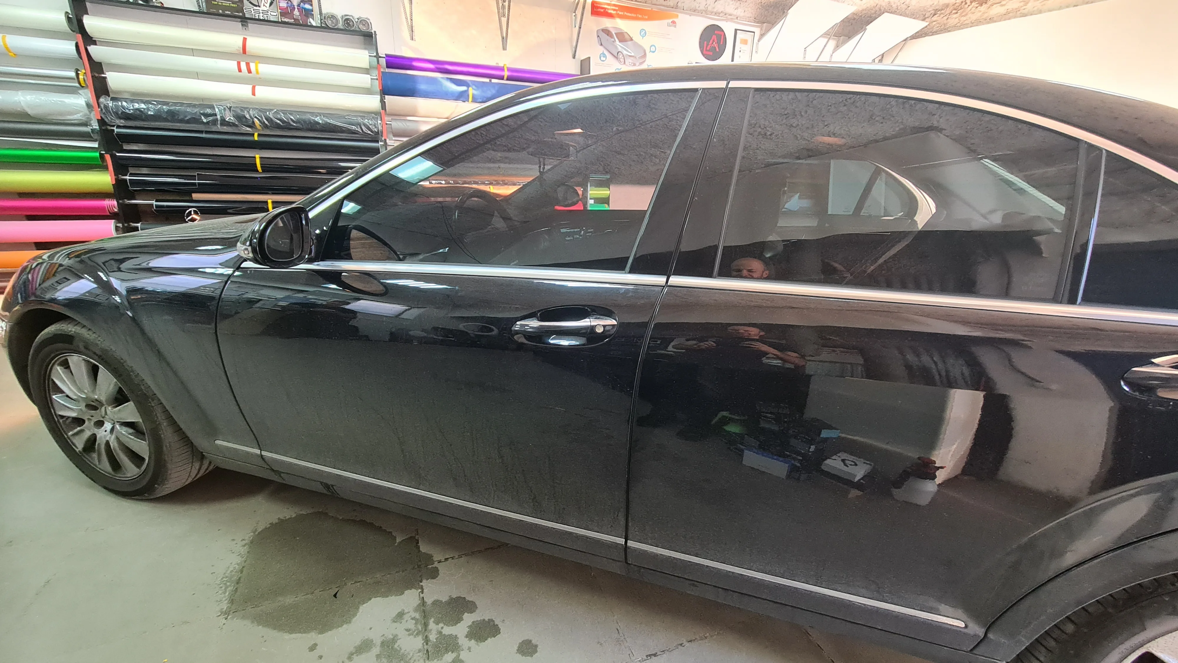 Съемная тонировка на Mercedes-Benz S W221 Мерседес 221 2005 2006 2007 2008 2009 2010 2011 2012 2013 |