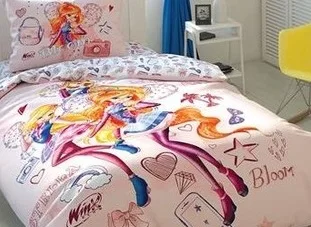 Tac текстиль Winx Cosmix постельных простыней Галактика % 100 Хлопок Лучший подарок для