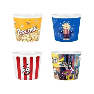 4 pcs corn chips bucket chips corn box pop corn kitchen snack storage organizator cookies cinema new hobby container modern diy free global shipping