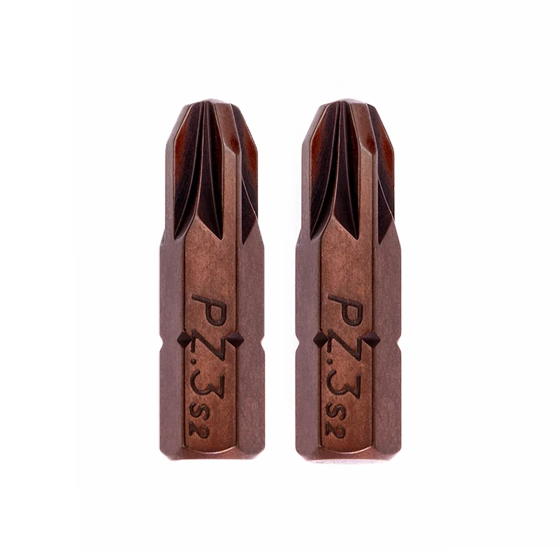 Бита PZ3 x 25 мм Mr. Logo Сталь - S2 (2 шт или 20 шт) арт. A025PZ3-2 и C025PZ3-20 |