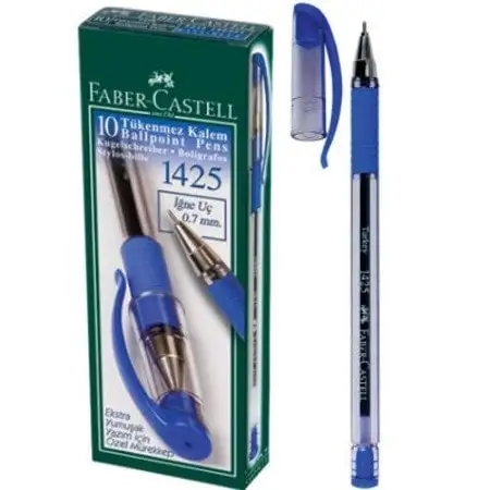 Faber Castell 1425 тюкенмес КАЛЕМ 10'lu Mavi|Шариковые ручки| |