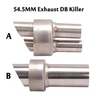 54 5mm universal exhaust muffler pipe db killer removable silencer reduce noise sound eliminator modified for motorcycle