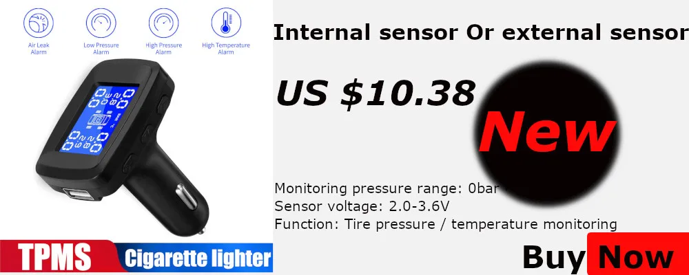 Vehemo Беспроводной USB давления воздуха в шинах шин Давление External Sensor type в режиме реального времени Дисплей автосигнализации цифровая панель Android Tmps