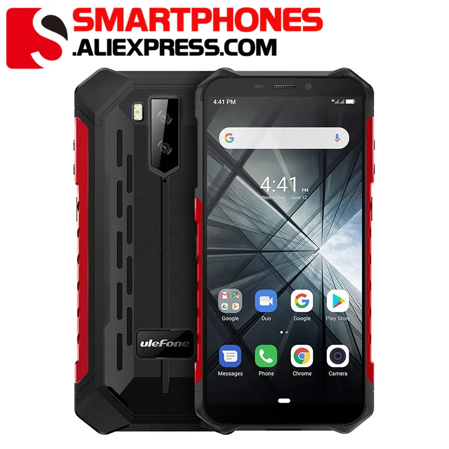 Ulefone Armor X3 смартфон с 5 дюймовым дисплеем четырёхъядерным процессором 18:9 ОЗУ 2 Гб