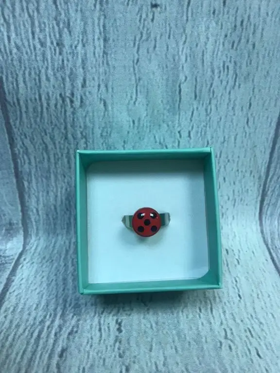 Комплект кулон серьги кольцо Леди Баг и Супер Кот | Дом сад