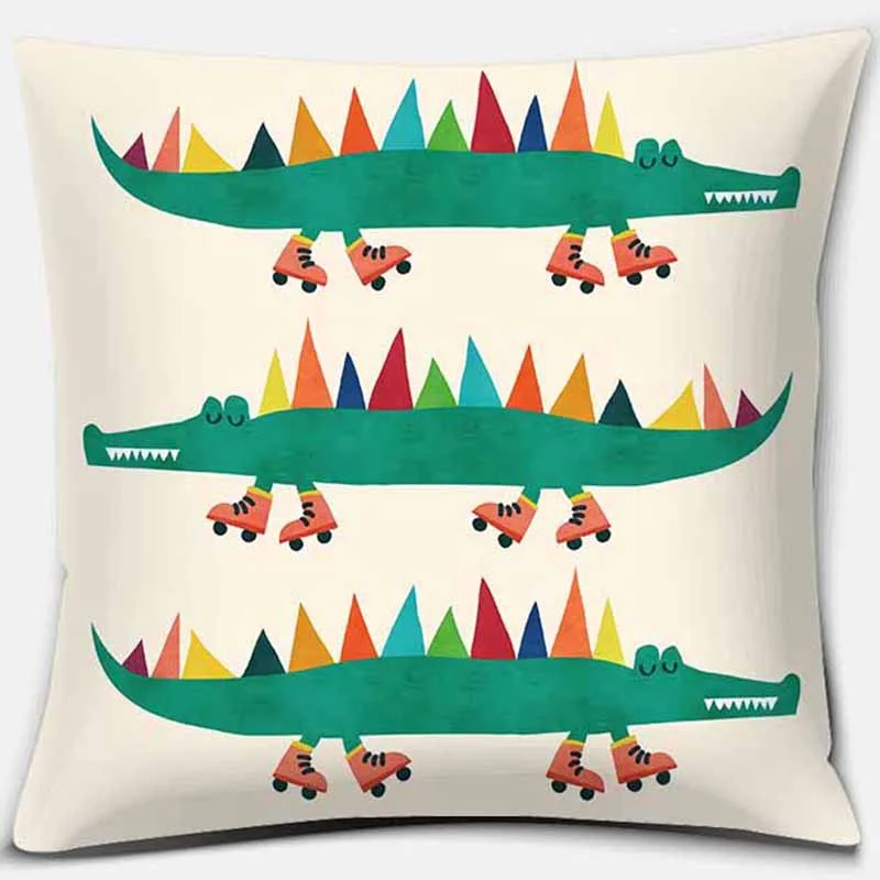

Abstract colorful wildflower mountain geometric square pillowcase home decoration car sofa cushion cover 45cm*45cm