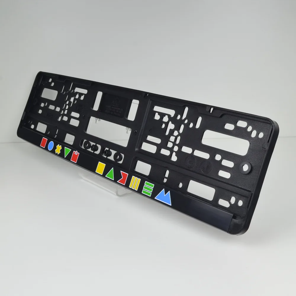 DF04 FUNNY DANCING STYLE License plate frame. Tuning Plastic number holder for VAG toyota lexus bmw mercedes porsche audi vw golf polo kia hyundai