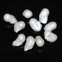 no hole aa 15 30mm natural white nucleated fireball loose large baroque pearl