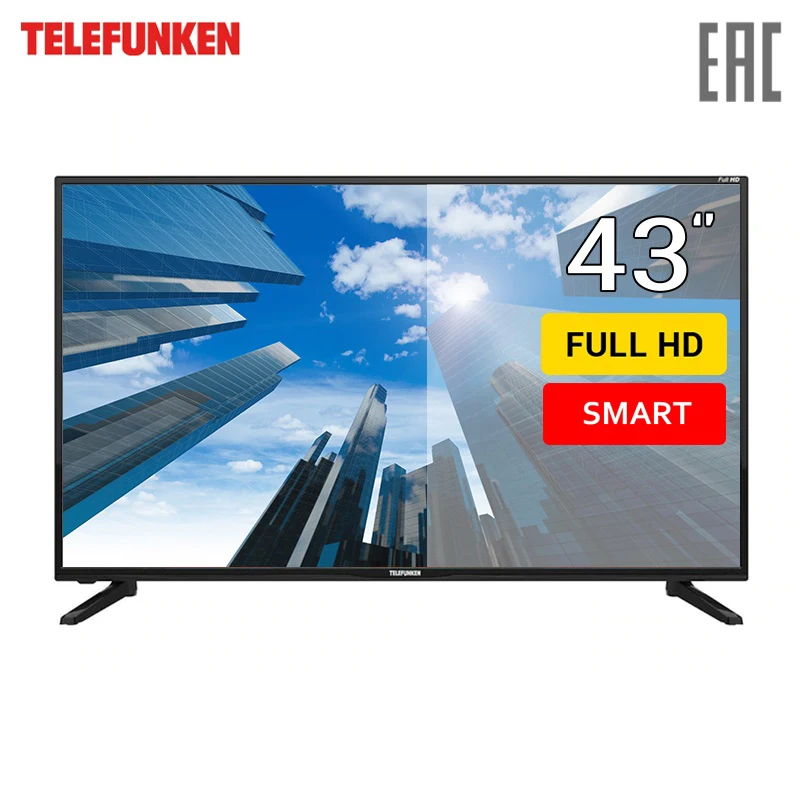 Телевизор 43&quot Telefunken TF LED43S43T2S FullHD SmartTV|Запчасти к телевизорам| |