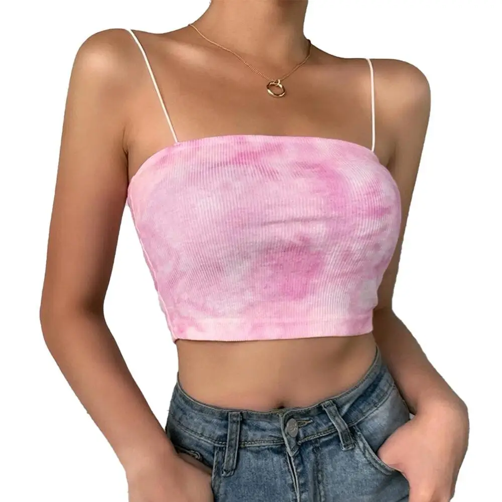 Женская блузка на бретельках летняя пикантная с открытой спиной 2020 | одежда