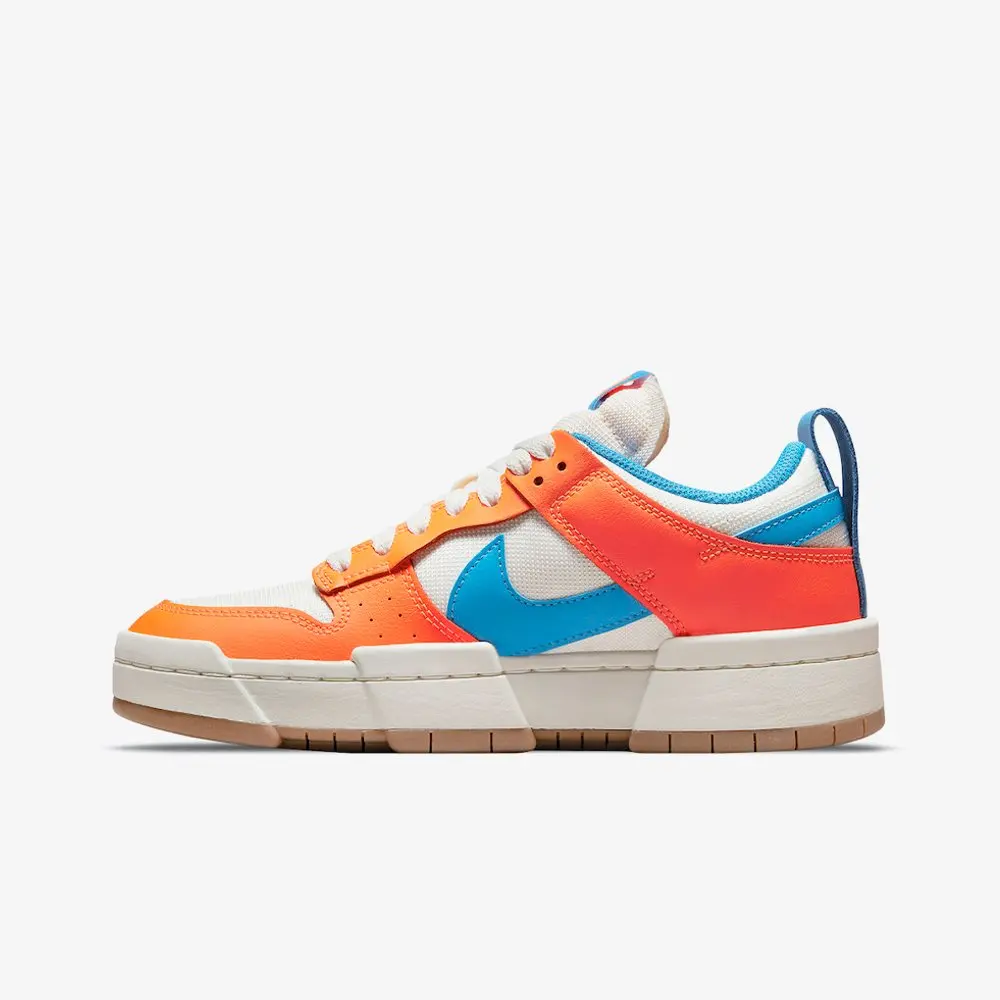 Оригинальные женские оранжевые спортивные туфли Nike Dunk Low Disrupt 'sup'' (W) | Спорт