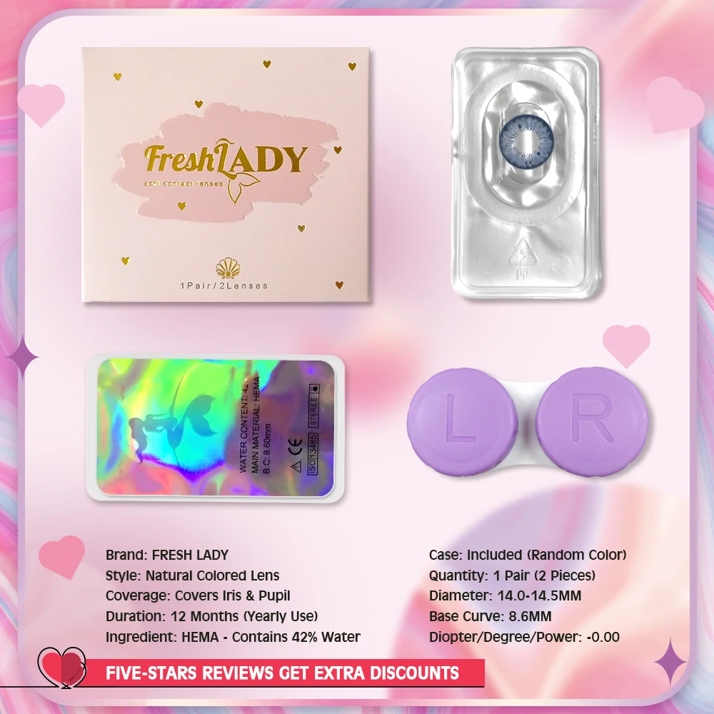 freshlady color contact lens contact lenses anime lenses with pattern contact lens container big eyes contact lenses anime lens free global shipping