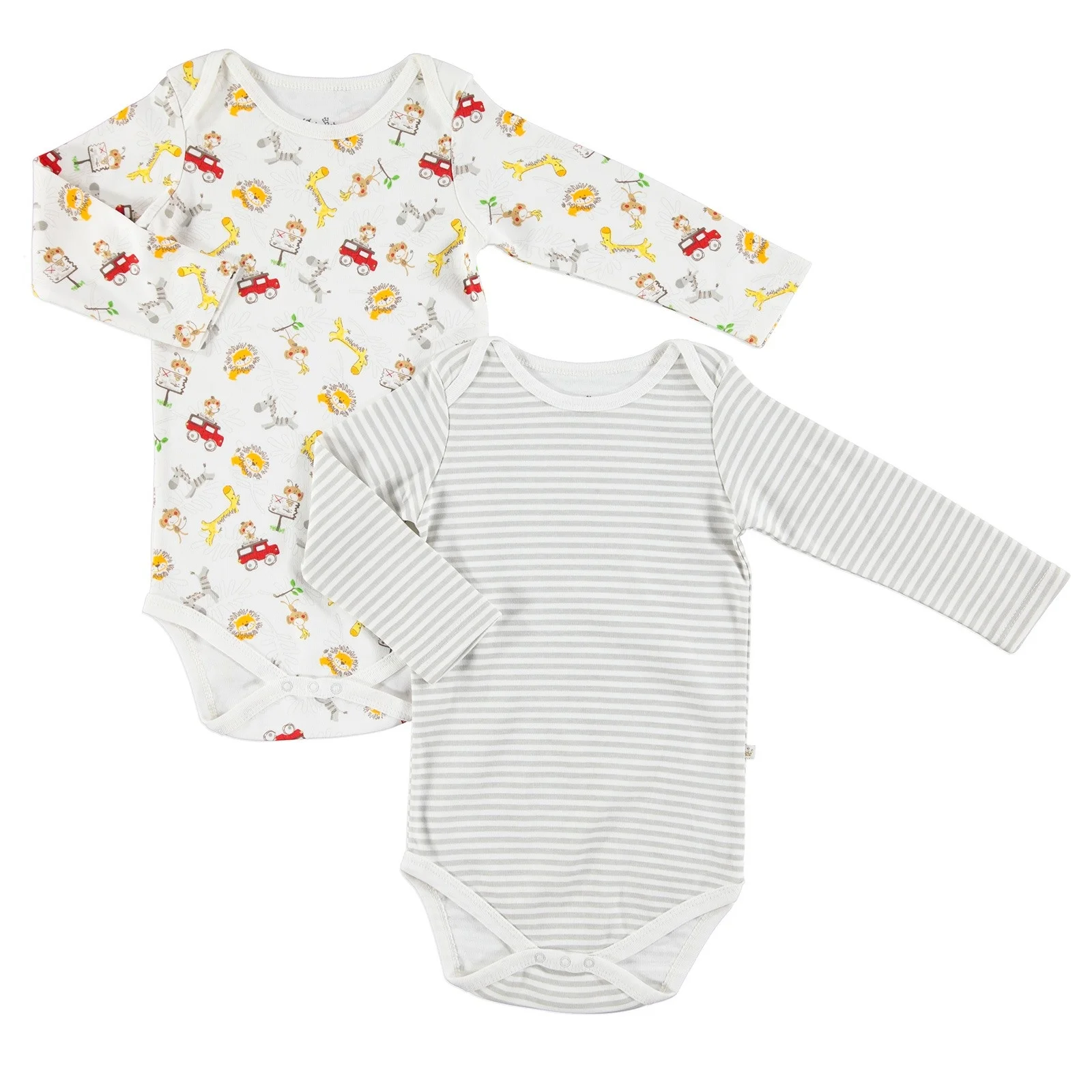 Ebebek For My Baby Боди с длинными рукавами и изображением счастливых животных Комплект