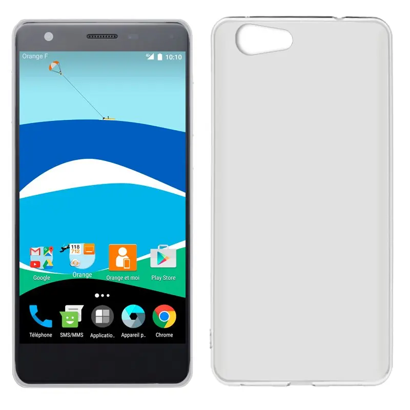 Силиконовый чехол zte Blade V770/Orange Neva 80 (прозрачный | Мобильные телефоны и аксессуары