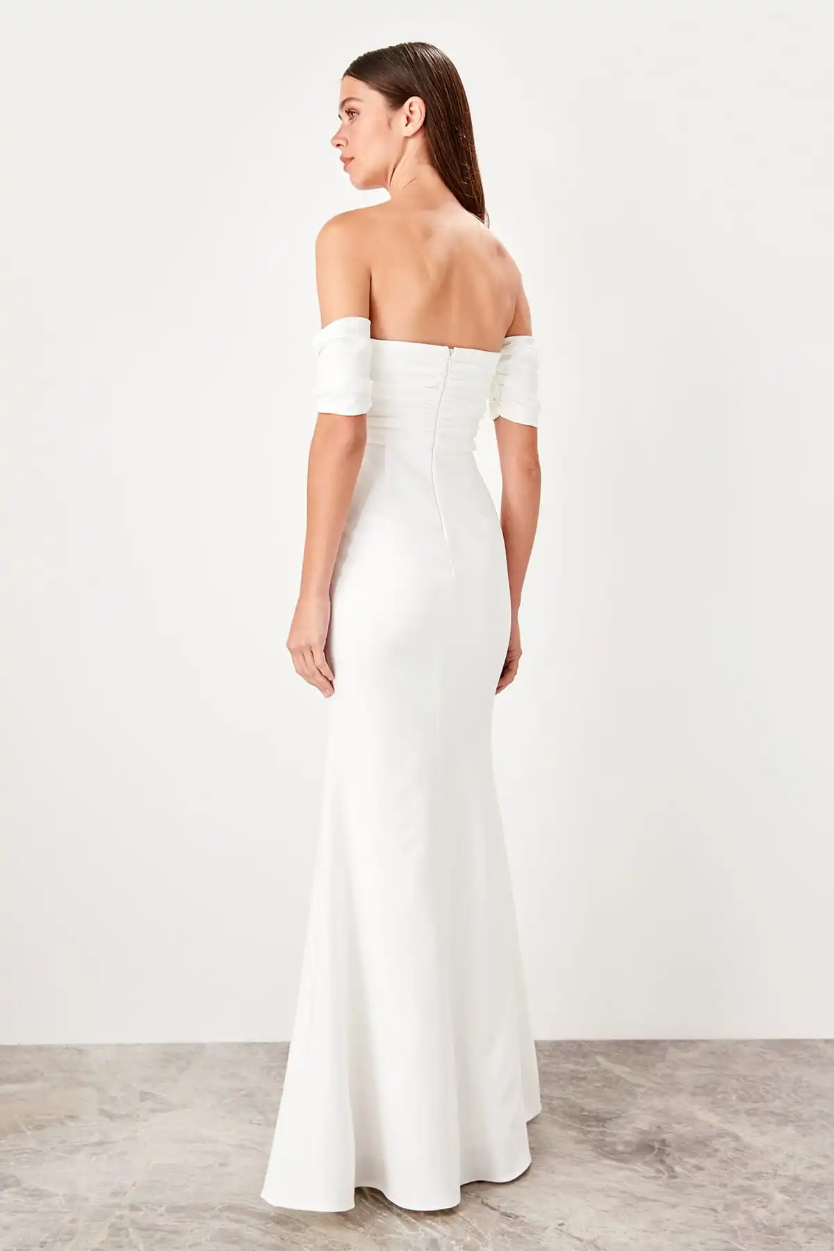 Trendyol Shir детальное вечернее платье TPRSS19BB0494|Вечерние платья| |