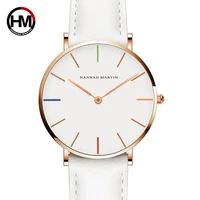 hannah martin luxury brand quartz women white watches life waterproof wristwatch clock gift for women female watch reloj mujer