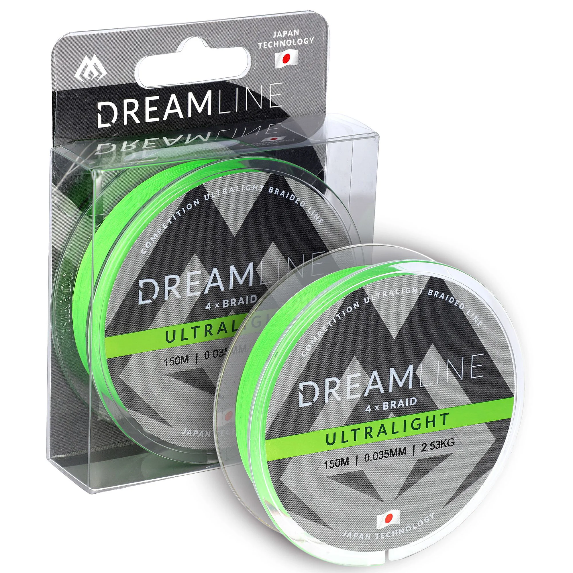 Плетеный шнур Mikado DREAMLINE Ultralight fluo green (150 м) | Спорт и развлечения
