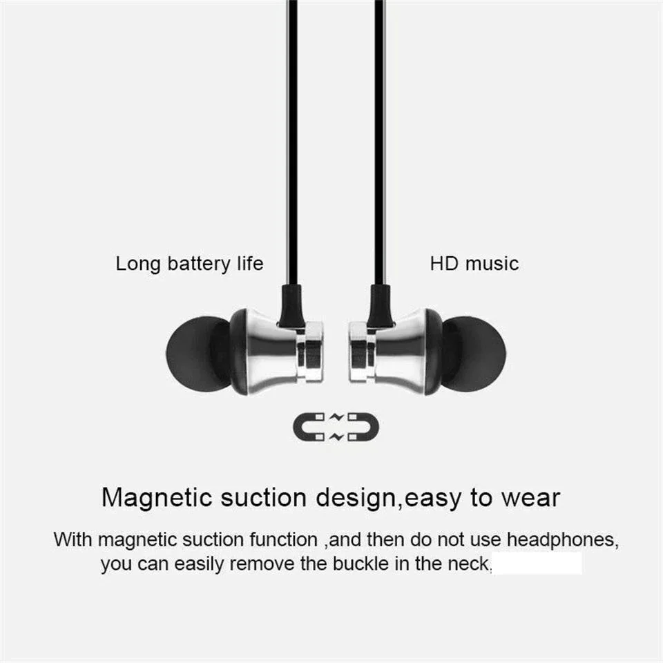 Магнитные беспроводные Bluetooth наушники XT11 гарнитура для бега и музыки спортивные